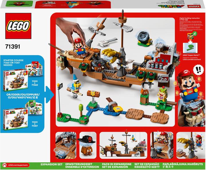 Immagine prodotto LEGO Il dirigibile di Bowser - Set di espansione (71391, LEGO Super Mario)