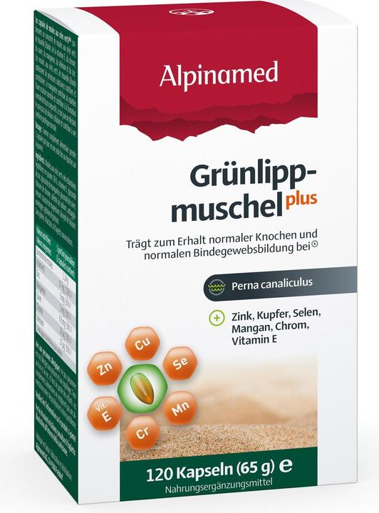 Alpinamed Grünlippmuschel (120 Stück, Kapseln, 140 g)