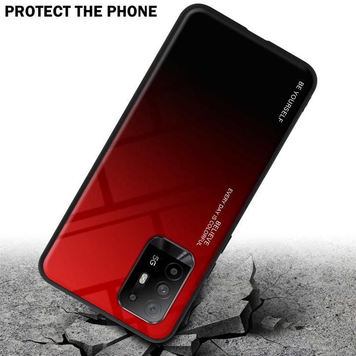 Image du produit Cadorabo TPU 2 couleurs Housse en verre (Oppo A94 5G)