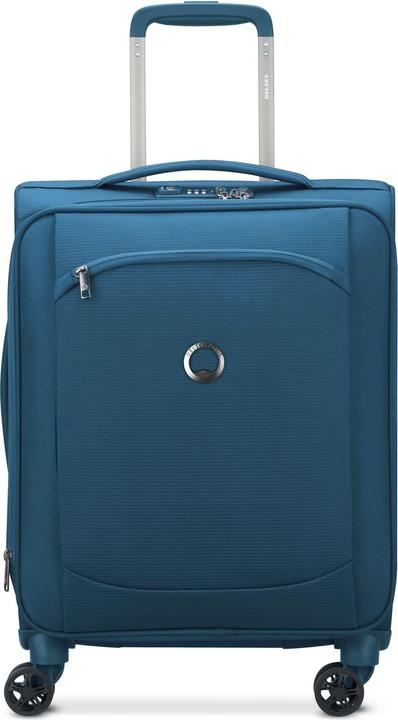 Delsey Montmartre Air 2.0 Handbagagekoffer - 55 cm Slim - Uitbreidbaar - Licht Blauw (40 l, Hand luggage (up to 50 litres))