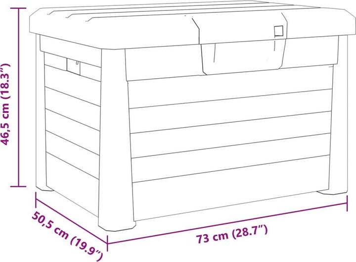 Produktbild VidaXL 10-tlg. Garten-Lounge-Set mit Kissen