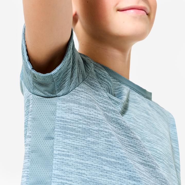 Image du produit Domyos T-shirt multisport technique et respirant enfant, Gris (5, 6)