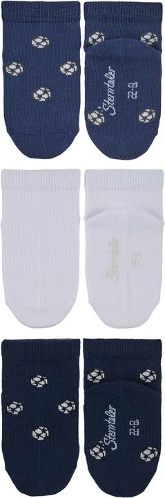 Produktbild Sterntaler Sneaker Söckchen 3er Pack Fussball (3er Pack, 19 - 22)