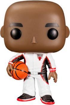 Actual product image Funko NBA Legends POP! Sports Vinyl Figure Michael Jordan (Bulls White Warmup) Exclusive 9 cm