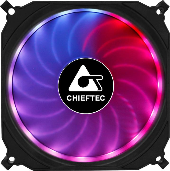 Actual product image Chieftec CF-3012-RGB (120 mm, 3 x)