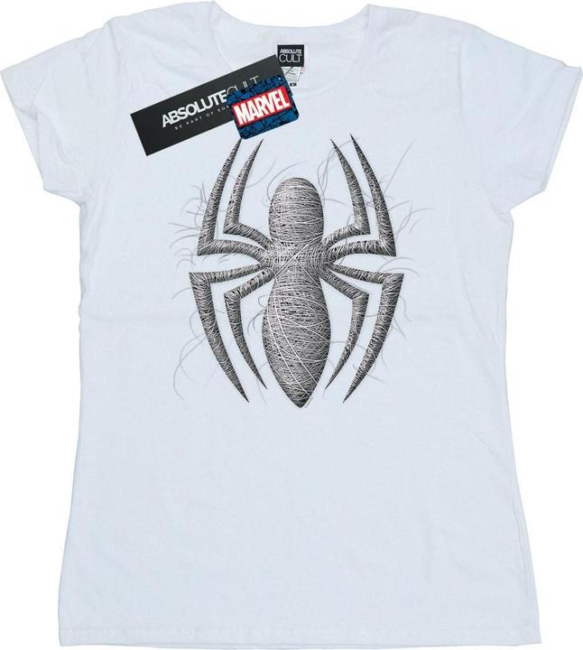 Immagine prodotto Spider-Man Web Logo Maglietta Donna (S)
