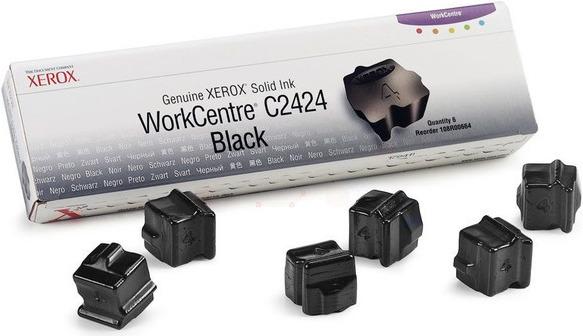 Produktbild Inkadoo Xerox 108R00664 Festtinte in Color-Stix schwarz 6.800 Seiten VE=6 Schwarz Xerox WorkCentre 2424