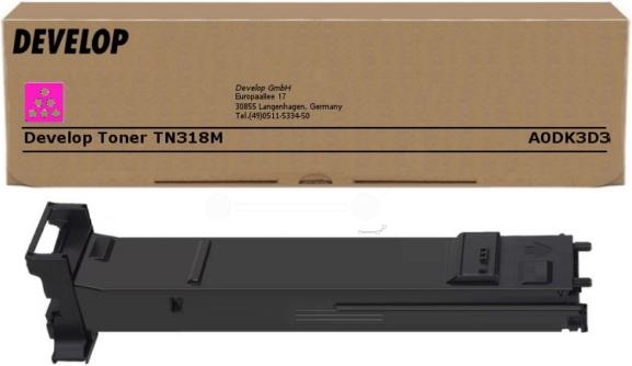 Produktbild Develop A0DK3D3TN-318 M Toner magenta 8.000 Seiten Magenta Ineo + 20 20 P Plus 20 20 P (M)