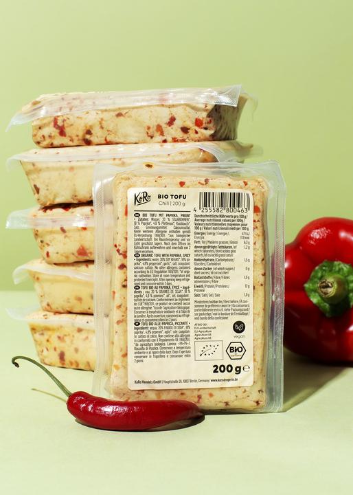 KoRo Tofu bio au paprika, épicé (1200 g)