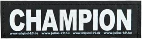 Actual product image Julius-K9 Logo CHAMPION, 16x5cm, size 1, 2, 3 (1, 2, 3, Dog, General)