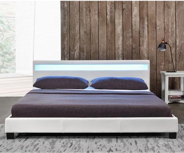 Produktbild Juskys LED Polsterbett Paris (140 x 200 cm)