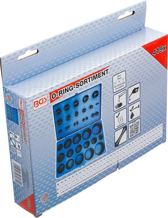 Image du produit BGS Assortiment de joints toriques