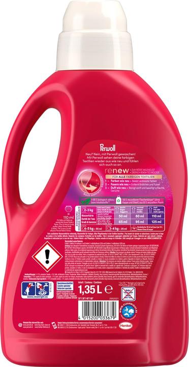 Productafbeelding Perwoll Renew vloeibare kleur 27 WL (27 Wascycli, Fles)