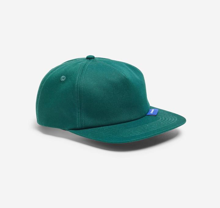 Image du produit Decathlon Casquette 6 Pan à visière plate, vert