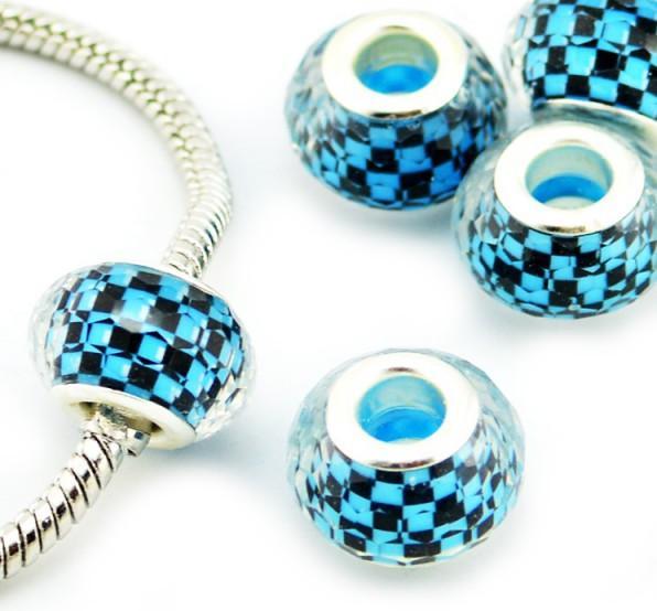 Immagine prodotto Hermex Perlina placcata argento 925 - Blu argenteo (Argento 925)