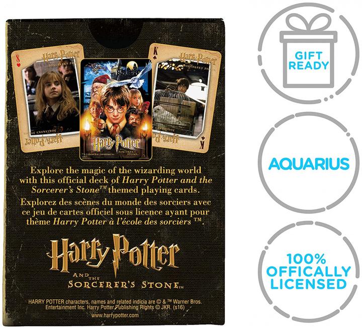 Actual product image Aquarius HARRY POTTER - A l'école des Sorciers - Jeu de cartes (English)