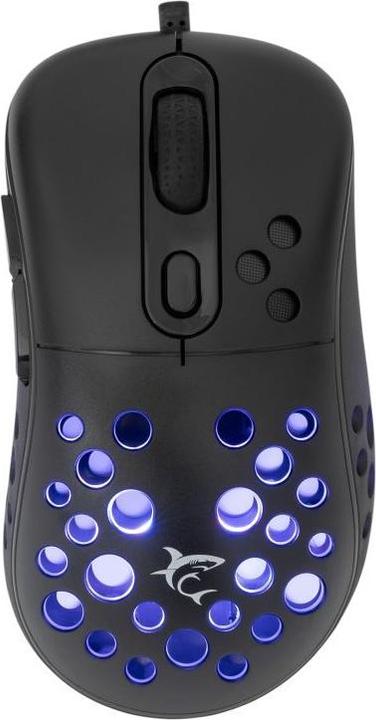 Actual product image White Shark Shark Gaming Mouse AZRAEL, 6D, 7200 dpi, Black (Wireless)