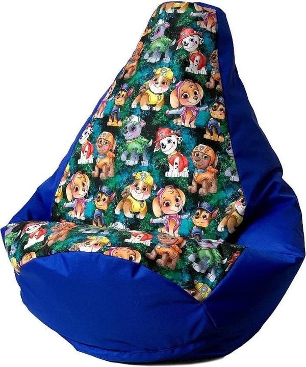 Produktbild Go Gift Sako Tasche pouffe Pear Druck Kornblume-PAW Patrol L 105 x 80 cm