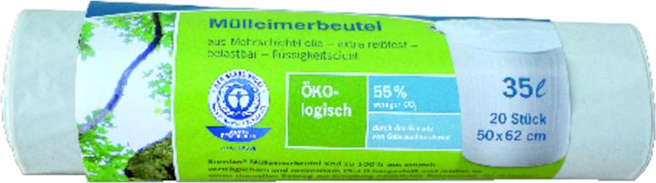 Productafbeelding Secolan Afvalzakken 35,0 l wit 25,0 µm, 20 stuks. (20 x, 35 l)