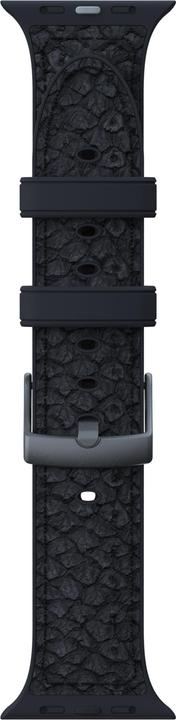 Immagine prodotto Njord Cinturino Vindur per Apple Watch 40/41 mm (22 mm, Pelle Vegan, Chiusura in acciaio inox, Pelle di salmone)