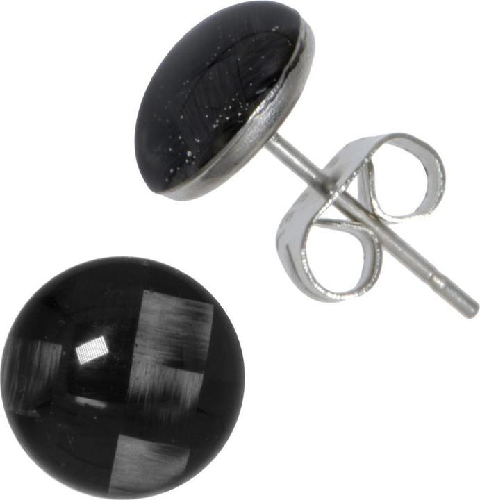 Produktbild Bijouteria Ohrstecker (Edelstahl, Carbon, Epoxiharz)
