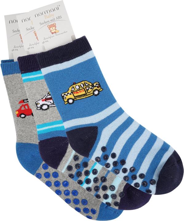 Image du produit Normani 3 paires de chaussettes pour enfants avec impression ABS (Lot de 3, 110/116)