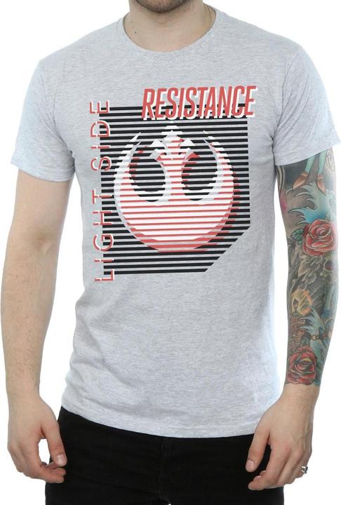 Actual product image Star Wars Mens The Last Jedi Light Side T-Shirt (L)