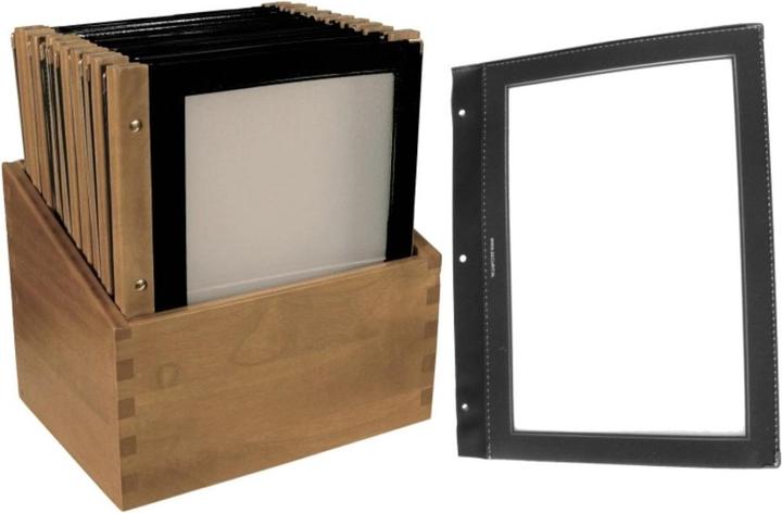 Contacto Menu folder wood (1 x)