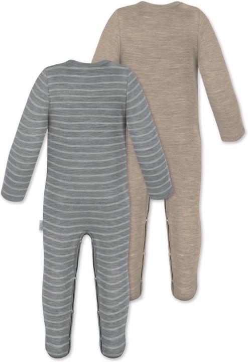 Immagine prodotto Normani Confezione da 2 pezzi di tutina MERINO baby merino "Levin" - 9413 (62)