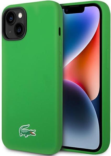 Produktbild Lacoste LCHMP14SSLON iPhone 14 / 15 / 13 6.1" green hardcase with Silicone and MagSafe (Apple iPhone 14, Apple iPhone 15, Apple iPhone 13)