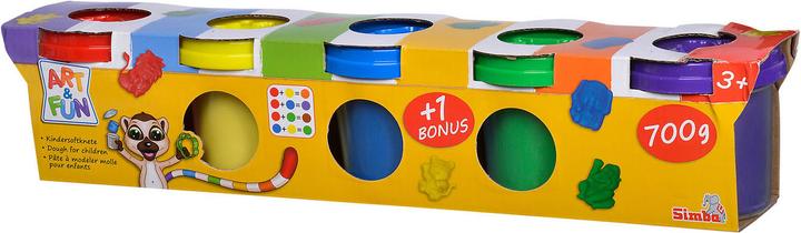 Actual product image Simba Art & Fun children's clay, 5pcs.