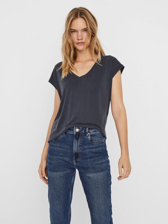 Actual product image Vero Moda V-neck top with short sleeves (XS)