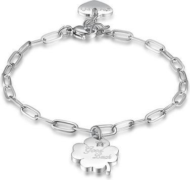 Produktbild Sagapo S'Agapo Good Luck Be My Always Sbm57 Steel Bracelet