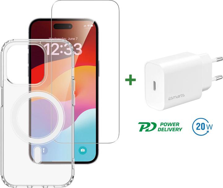 Produktbild 4smarts 3 in 1 Starter Set (Apple iPhone 15 Pro)