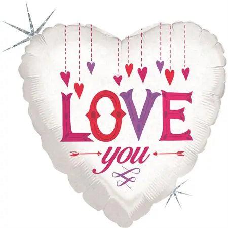 Immagine prodotto Grabo Balloons Palloncino con cuore Love You