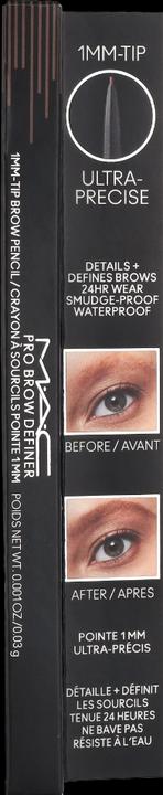 Image du produit MAC Cosmetics Pro Brow Definer 1Mm-Tip Brow Pencil Strut (Strut)