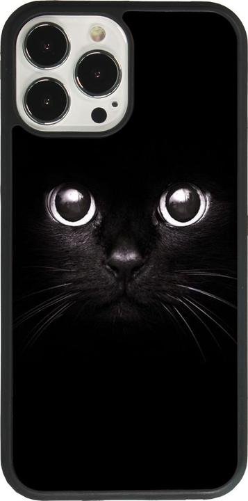 Produktbild PhoneLook Hülle Silikon schwarz Cat eyes (Apple iPhone 13 Pro Max)