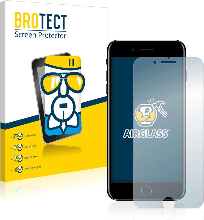 Produktbild BROTECT AirGlass Panzerglasfolie (1 Stück, Apple iPhone 7 Plus)