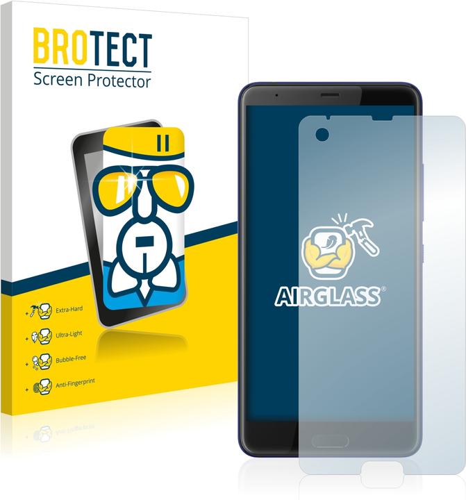 Image du produit BROTECT AirGlass Verre (1 pièce(s), HTC U Ultra)