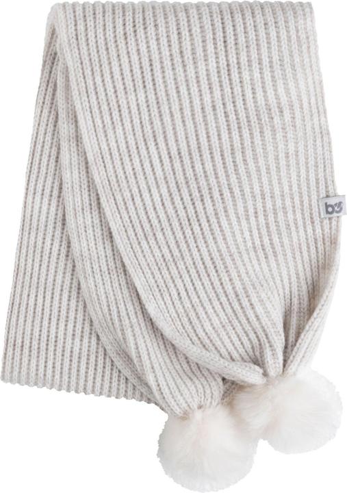 Actual product image Baby's only Scarf with cool pompom, ecru
