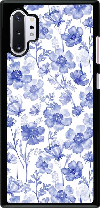 Produktbild PhoneLook Hülle Spring 23 watercolor blue flowers (Samsung Galaxy Note 10+)