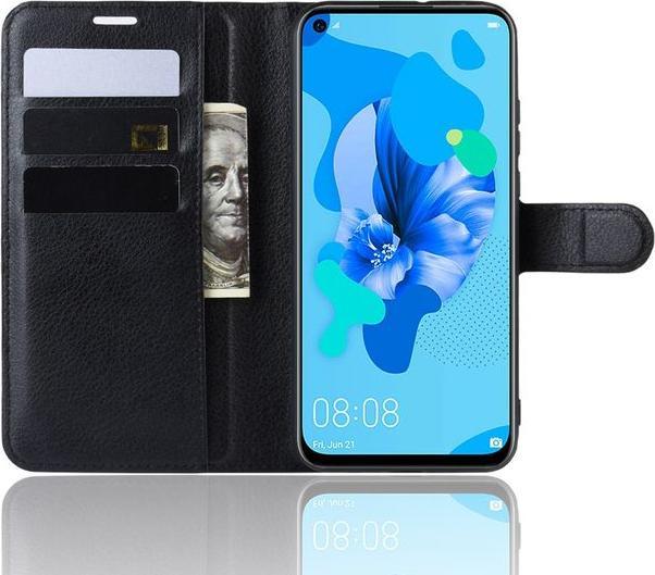 Actual product image MU Classic Litchi Leather Bookcover Series (Huawei P20 Lite (2019))