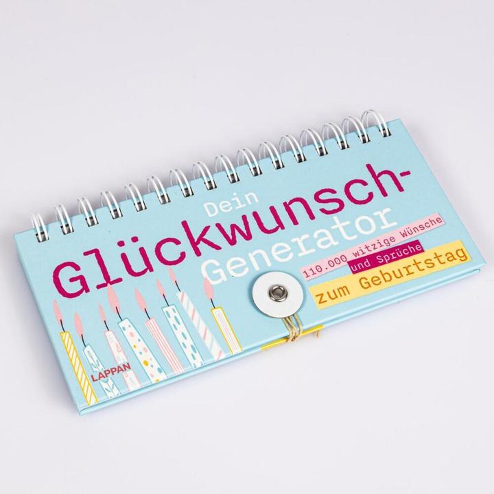 Produktbild Dein Glückwunsch-Generator zum Geburtstag (Deutsch, Lappan Verlag, 2024)