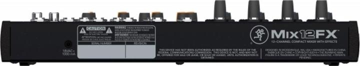 Actual product image Mackie Mix12FX (Studio- and Livemixer)