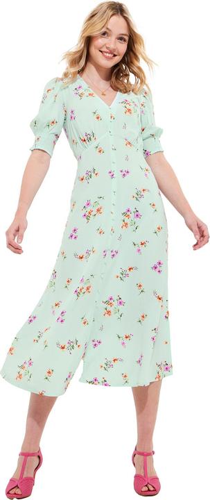 Actual product image Joe Browns Ditsy Floral Button Midi Dress (38)