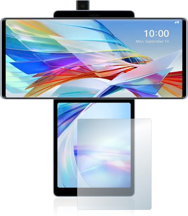 Actual product image BROTECT AirGlass Glass Matte (1 Piece, LG Wing)
