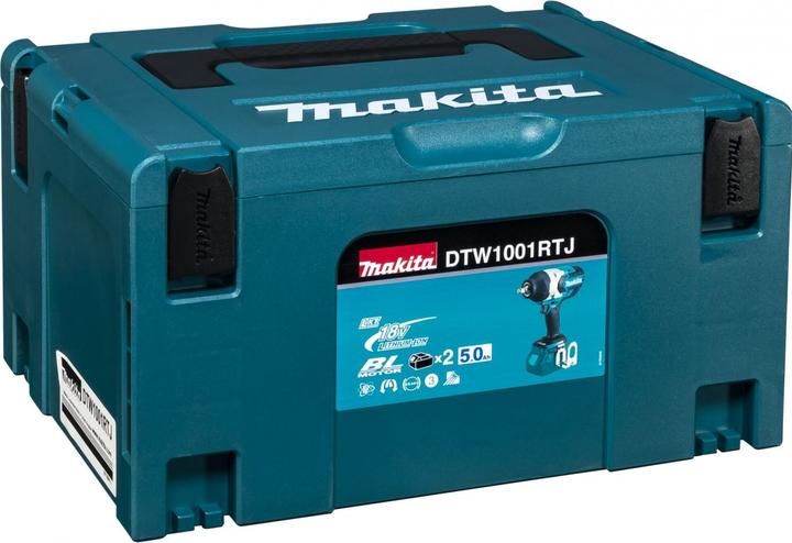 Produktbild Makita DTW1002RTJ Akku-Schlagschrauber 18V, 2x5,0Ah Li-Ion, 1000 Nm, 1 (Akkubetrieb)