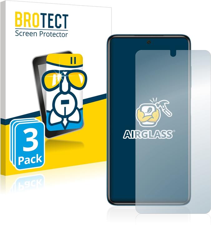 Actual product image BROTECT AirGlass Glass (3 Piece, Xiaomi Poco X3 Pro)