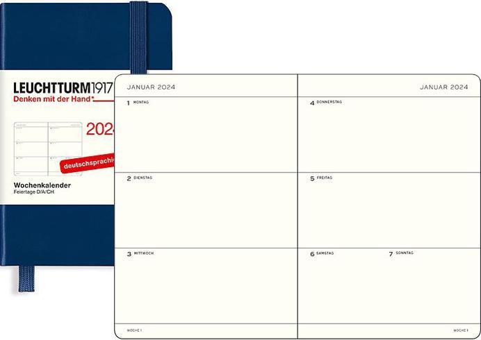 Produktbild Leuchtturm1917 Agenda Mini (70 x 110 mm)
