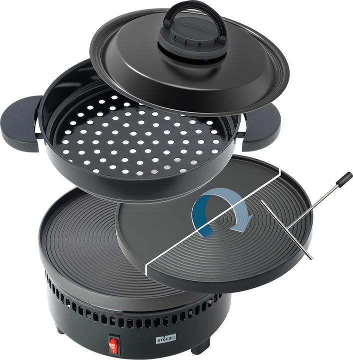 Actual product image Stöckli Marroni oven with grill plate